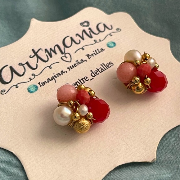 Unique Stud Earrings - Picture 1 of 4